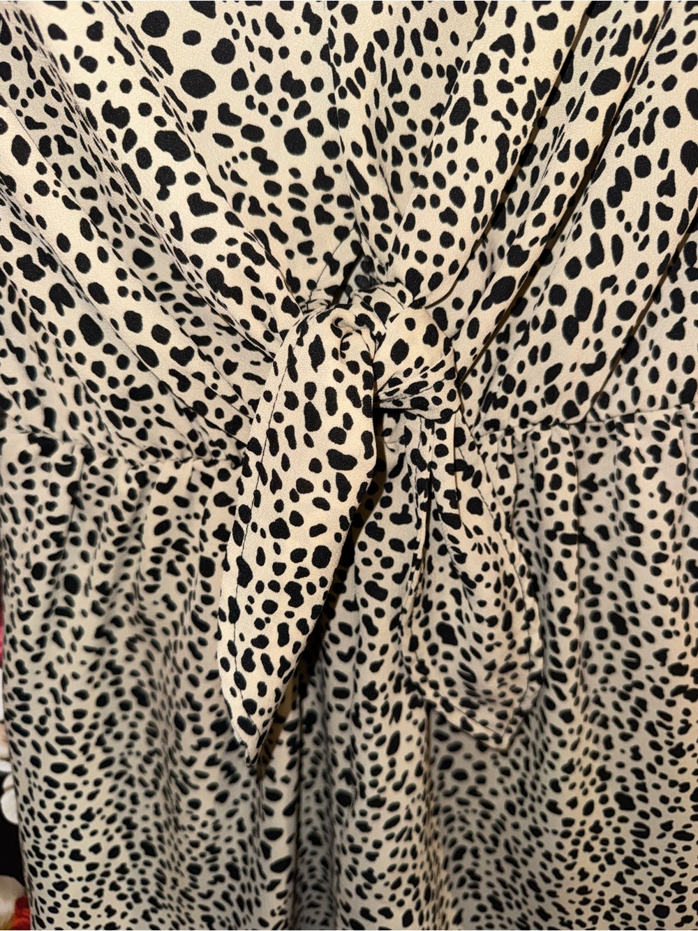 Francesca's Collections Beige and Black Leopard Print Open-Back Romper, M - Picture 7 of 13